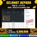 JACKPOT SLOT GACOR MAIN GATES OF OLYMPUS 1000 17 NOVEMBER 2025