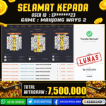 JACKPOT SLOT GACOR MAIN MAHJONG WAYS 2 07 JANUARI 2026