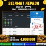 JACKPOT SLOT GACOR MAIN STARLIGHT PRINCESS 15 DESEMBER 2025