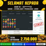 JACKPOT SLOT GACOR MAIN STARLIGHT PRINCESS 1000 02 JANUARI 2026