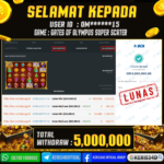 JACKPOT SLOT GACOR MAIN GATES OF OLYMPUS SUPER SCATER 08 JANUARI 2026